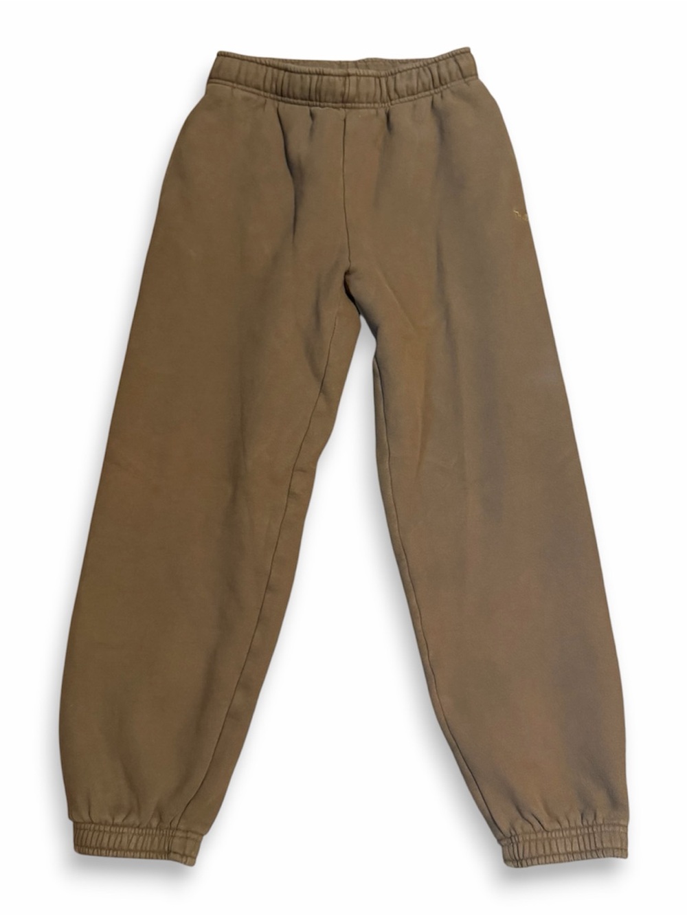 TNA Aritzia Khaki Green Cozy Fleece Mega Fit Drawstring Jogger Sweatpants